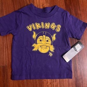 NFL Minnesota Vikings Purple Yellow Short Sleeve Tee